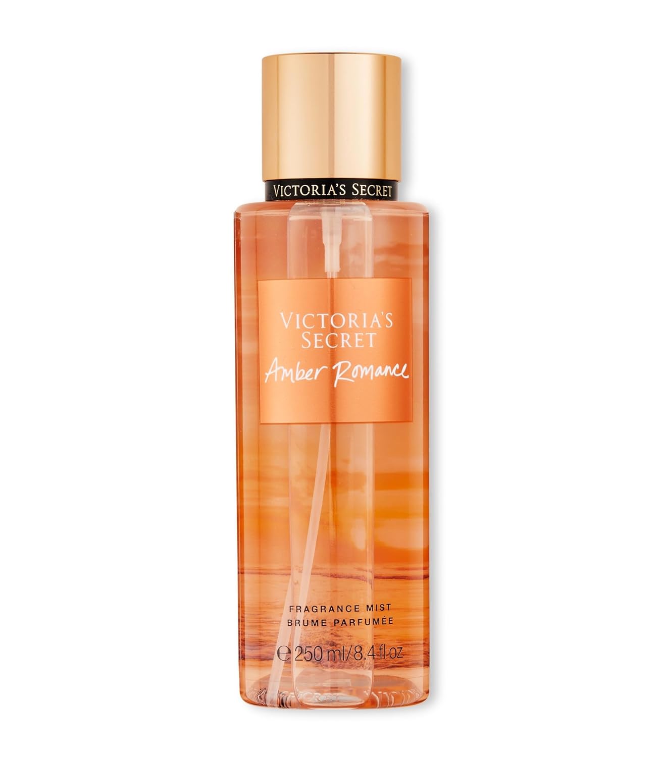 Victoria's Secret Amber Romance Fragrance Mist 250ml - Romantic Perfume Set for Women - Long-Lasting, Non-Irritating, Multi-Purpose Spray Fragrances for Women Girls Body Signaaure Collections