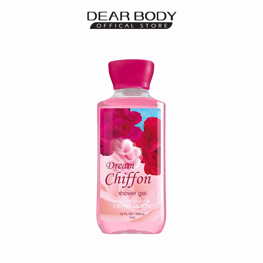 4 Pack Skin Care Set - Sweet Vanilla Body Splash, Dream Chiffon Shower Gel and Wokali Aloe Vera Soothing Gels 160ml Dear Body Signature Collections 4 in 1 Set Skin Care Set