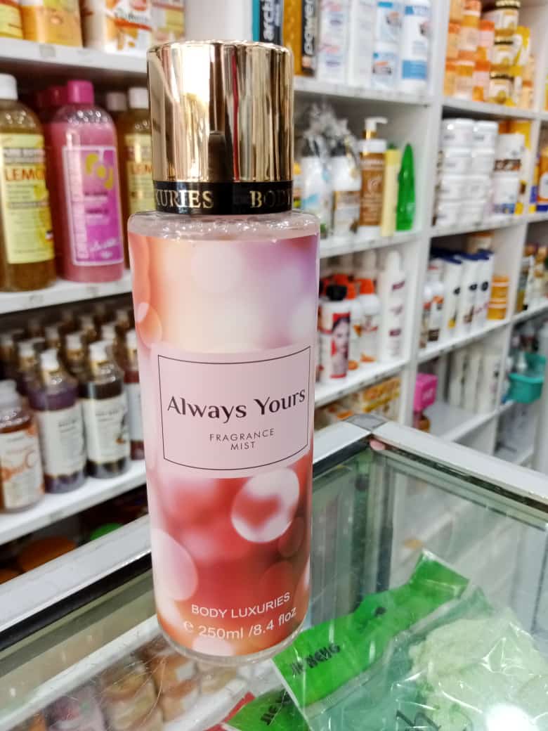 Body Luxuries Always Yours 250ml Fragrance Body Mist For Women Romantic Perfume Set for Women - Long-Lasting, Non-Irritating, Multi-Purpose Spray Girls Body Signature Collections