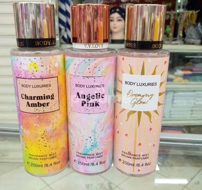 Body Luxuries Charming Amber 250ml Fragrance Body Mist For Women Romantic Perfume Set for Women - Long-Lasting, Non-Irritating, Multi-Purpose Spray Girls Body Signature Collections