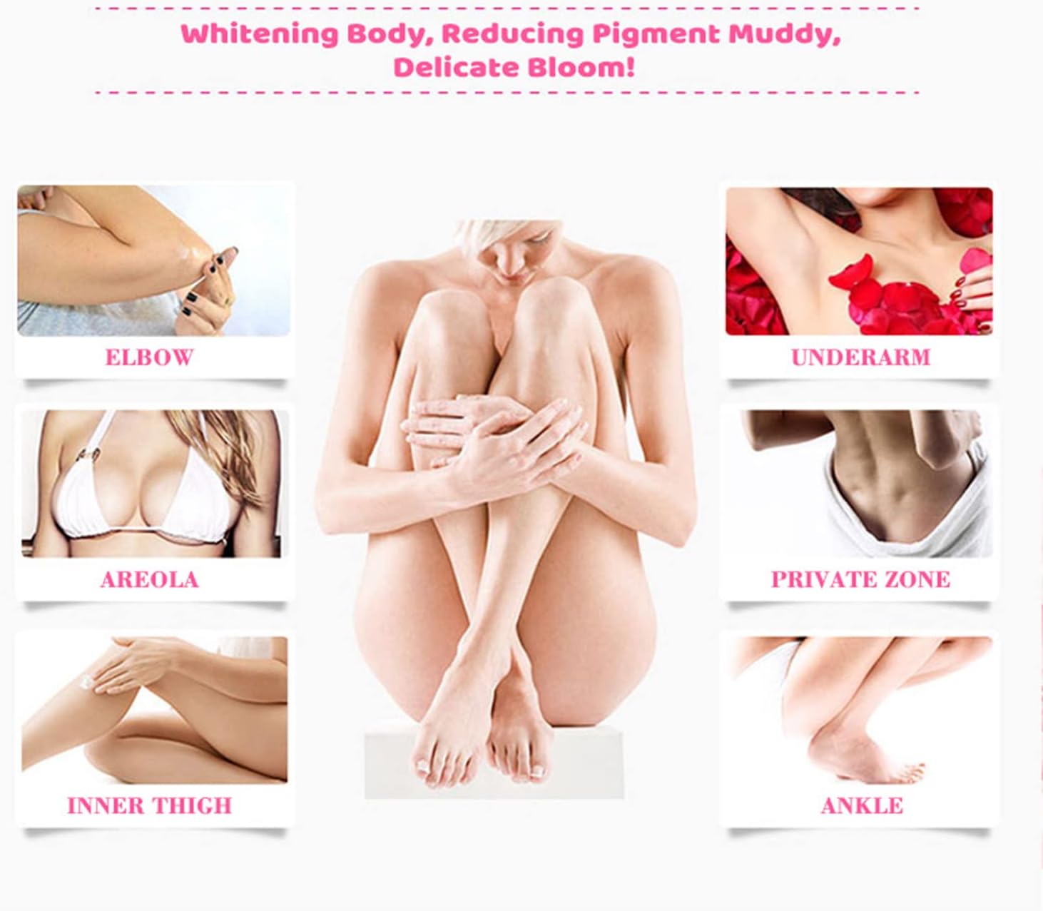 Sexy Pink Tender Essence Lips Areolas Privat Parts Women's Care 30g Moisturizing, melanin reduction, and pink enhancement for lips, areolas, and private parts