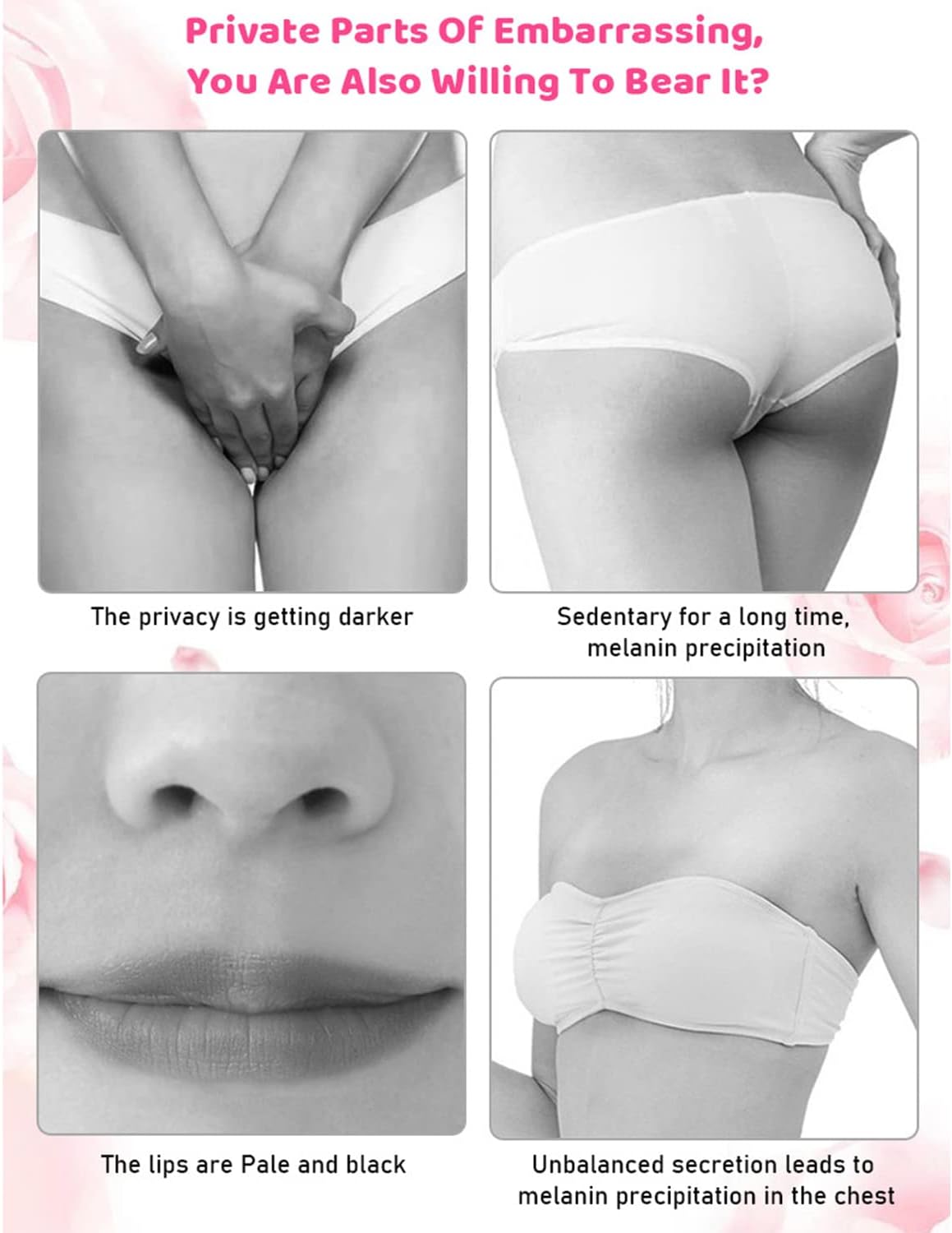 Sexy Pink Tender Essence Lips Areolas Privat Parts Women's Care 30g Moisturizing, melanin reduction, and pink enhancement for lips, areolas, and private parts