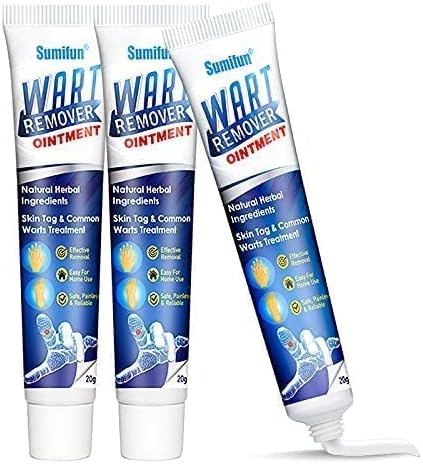 Sumifun Wart Remover Cream, Skin Tag Remover for Common Warts, Corn, Callus Warts &amp; Skin Tag Removal Natural Ingredients Portable Sumifun Wart Remover Cream