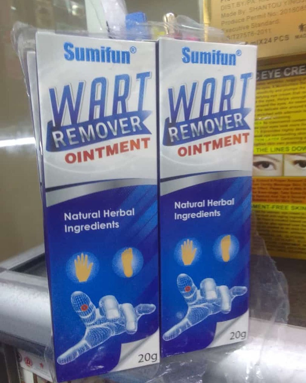 Sumifun Wart Remover Cream, Skin Tag Remover for Common Warts, Corn, Callus Warts &amp; Skin Tag Removal Natural Ingredients Portable Sumifun Wart Remover Cream