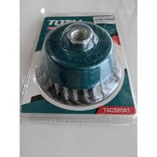 TOTAL TAC32041  Wire cup brush 100mm, 4"