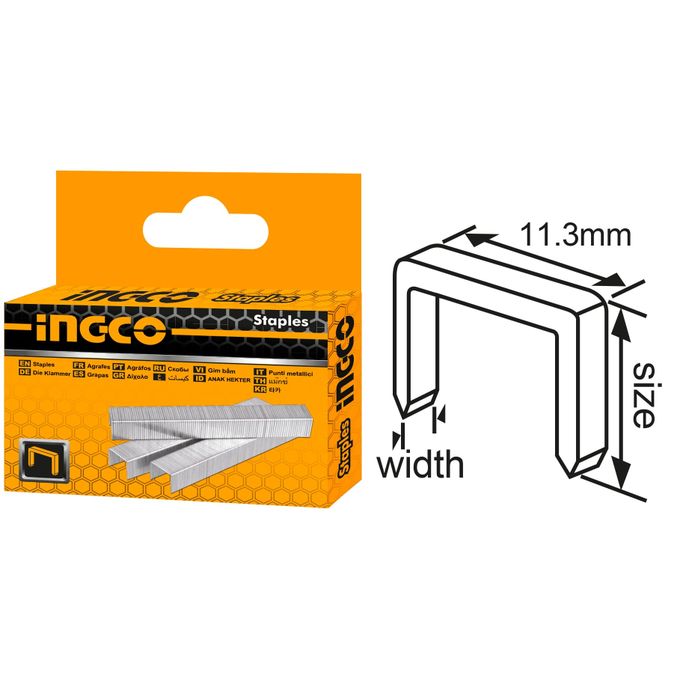 Ingco Heavy Duty Staple Gun Pins 8mm