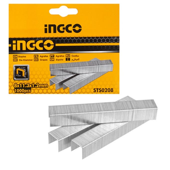 Ingco Heavy Duty Staple Gun Pins 8mm