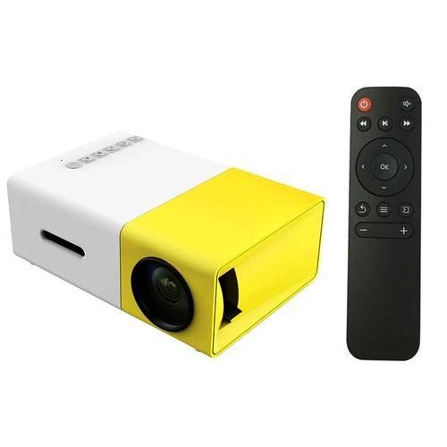 Portable HomeOffice LED Projector Project Machine Home Cinema Theater Yellow