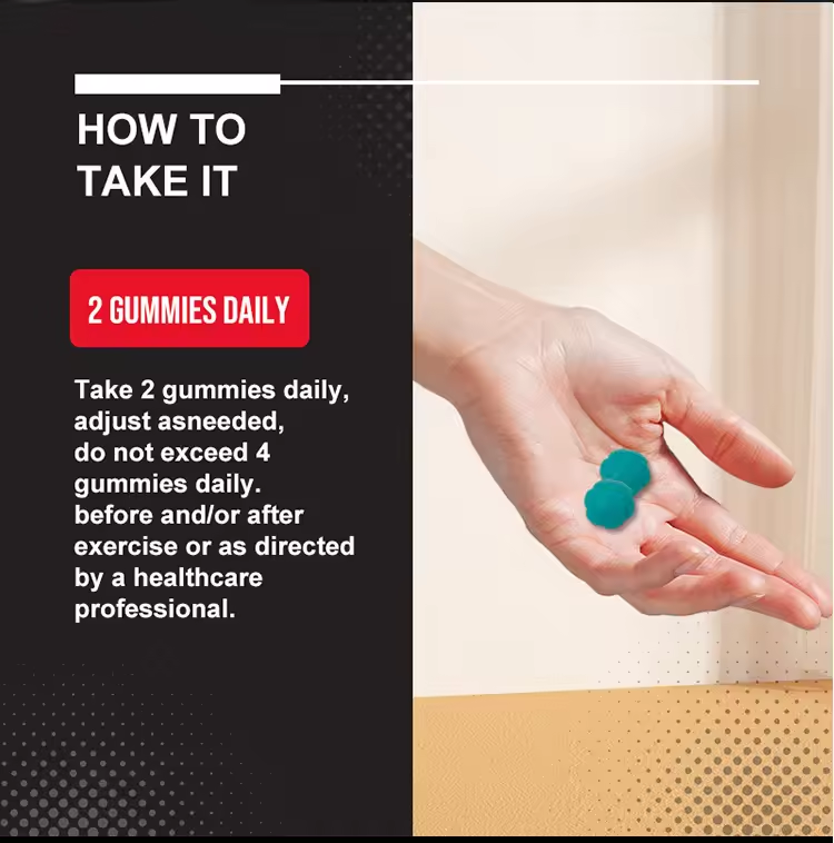 Weight Gain Supplement Creatine Monohydrate Gummies Gain Weight Pill for Muscle Strength and Energy Boost