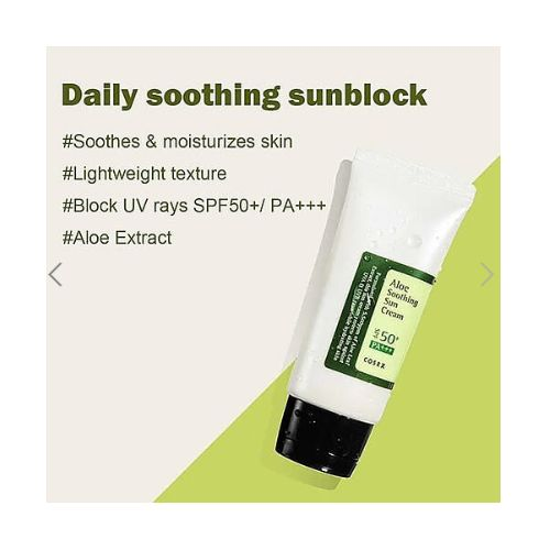 Cosrx Aloe Soothing Sun Cream SPF50 PA+++ 50ml
