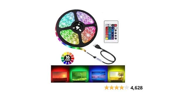 Popular 2835 Rgb LED  USB Desktop Screen Backlight Lighting Flexible Led Strip Light USB TV LED Strip Lights Snake light