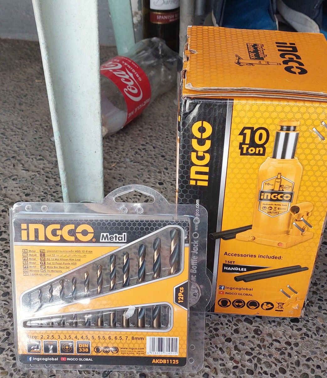 INGCO HBJ1002 Hydraulic bottle jack 10Ton