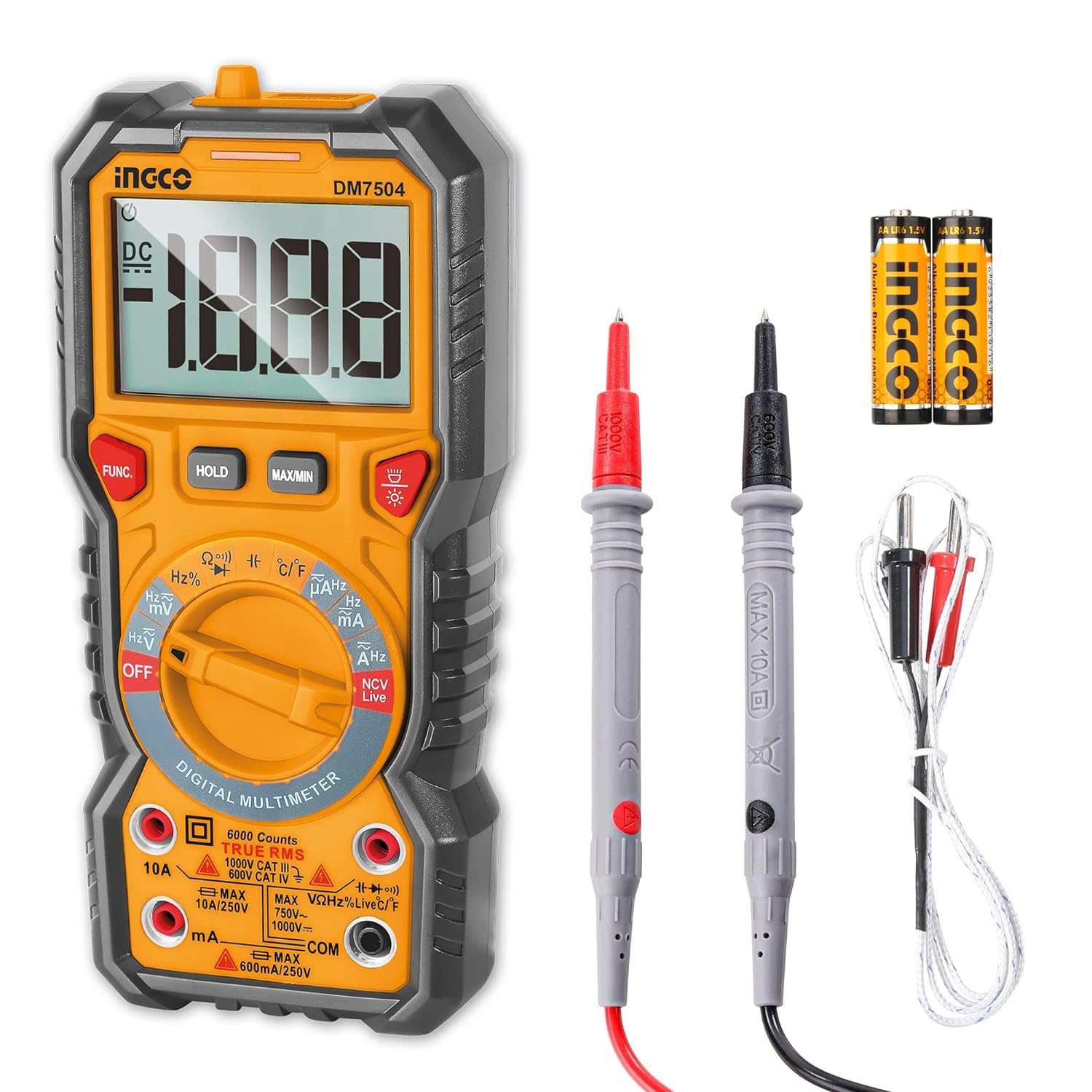 INGCO DM7504 Digital multimeter 600V/1000V