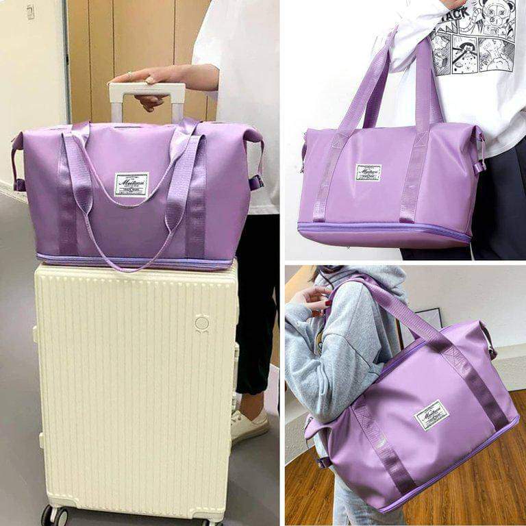 Fashion laege capacity foldable and expandable travel bags