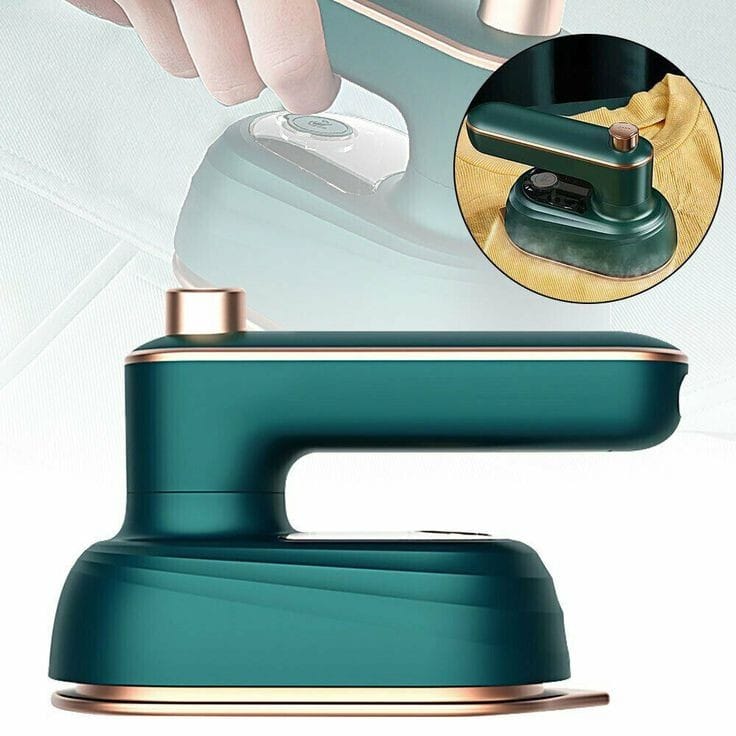 Foldable Electric Dry Iron 50ml Water Tank Portable Travel Steam Iron Box