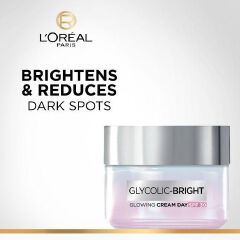 L'Oréal Paris Glycomplete Day Kit, Glycolic Bright Cleanser 100ml+ Day Cream 50ml +Serum 30ml