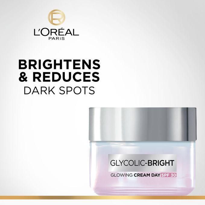 L'Oréal Paris Glycomplete Day & Night Kit, Glycolic Bright Cleanser 100ml, Glycolic Bright Melasyl Serum 30ml, Glycolic Bright Day Cream 50ml, Glycolic Bright Night Cream 50ml
