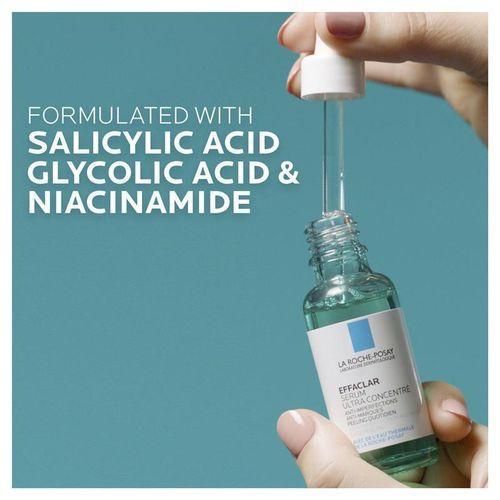 Effaclar 1.5% Salicylic Acid Serum, Acne Treatment For Face With Glycolic Acid & Niacinamide, Acne Serum Helps Clear Blackheads, Whiteheads, Pimples & Reduces Post Acne Marks