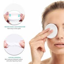 Cotton pads 100pcs round cotton Make up Remover pads and Skincare wipes for toners,cleansers,creams,nail polish remove,sweat wipe cotton pads