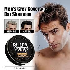 Shampoo Bar For Black Hair Repair And Moisturizer Mane Black Reverse Bar Soap Cover Bar Soap For Black Hair For Men Hair Coverage