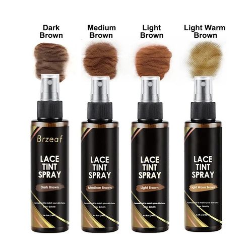 Brzeaf Dark Brown Lace Tint Spray For Wigs-100ml