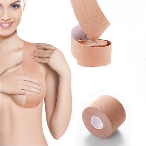 5cmx5M Boob Tape Bra Self Adhesive Tape Bra -heavy-duty, stretchy hypoallergenic and breathable invisible Body and Breast Lifting Tape