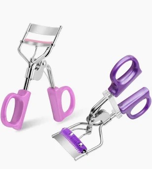 Eyelash curler - for curly dramatic, natural lift to your lashes- lifted curl- stainless steel view 6
