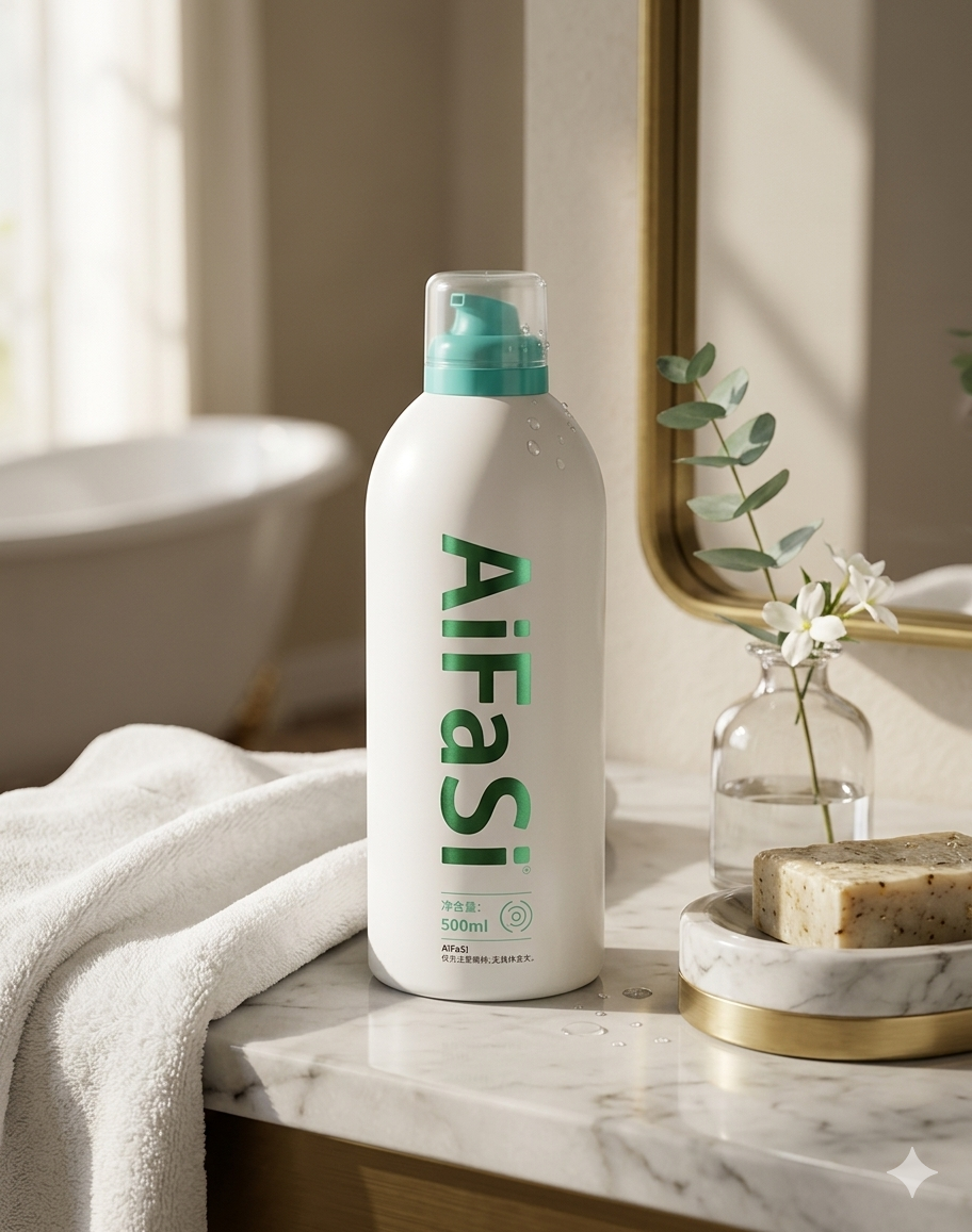Aifasi Hair Mousse 500ml - lightweight hair styling product highly for defining curls, laying wigs, and taming frizz with non-sticky hold for natural hair, curly textures, weaves, and laying edges.