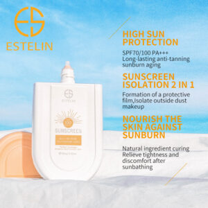 Estelin Sunscreen (Tinted) SPF 100 PA+++ (100g) - Estelin Tinted Sunscreen all-in-one maximum UV protection, light makeup coverage,deep hydration non-greasy Water Resistant Matte Finish no whitecast