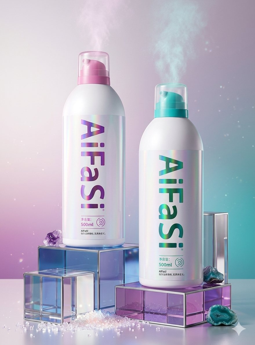 Aifasi Hair Mousse 500ml - lightweight hair styling product highly for defining curls, laying wigs, and taming frizz with non-sticky hold for natural hair, curly textures, weaves, and laying edges.