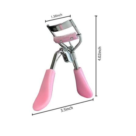 Eyelash curler - for curly dramatic, natural lift to your lashes- lifted curl- stainless steel view 5
