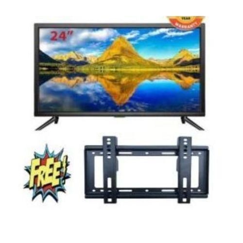 Tlac 24"INCHES DIGITAL TV WITH FREE TO AIR DECORDER + FREE WALL MOUNT.