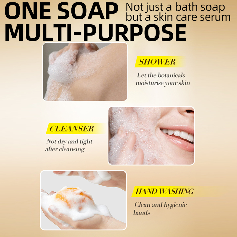 DR.DESS Turmeric Soap Anti Acne Skin Repair Deep Cleaning Skin Cleanser Soap Reducing Inflammation For Body and Face