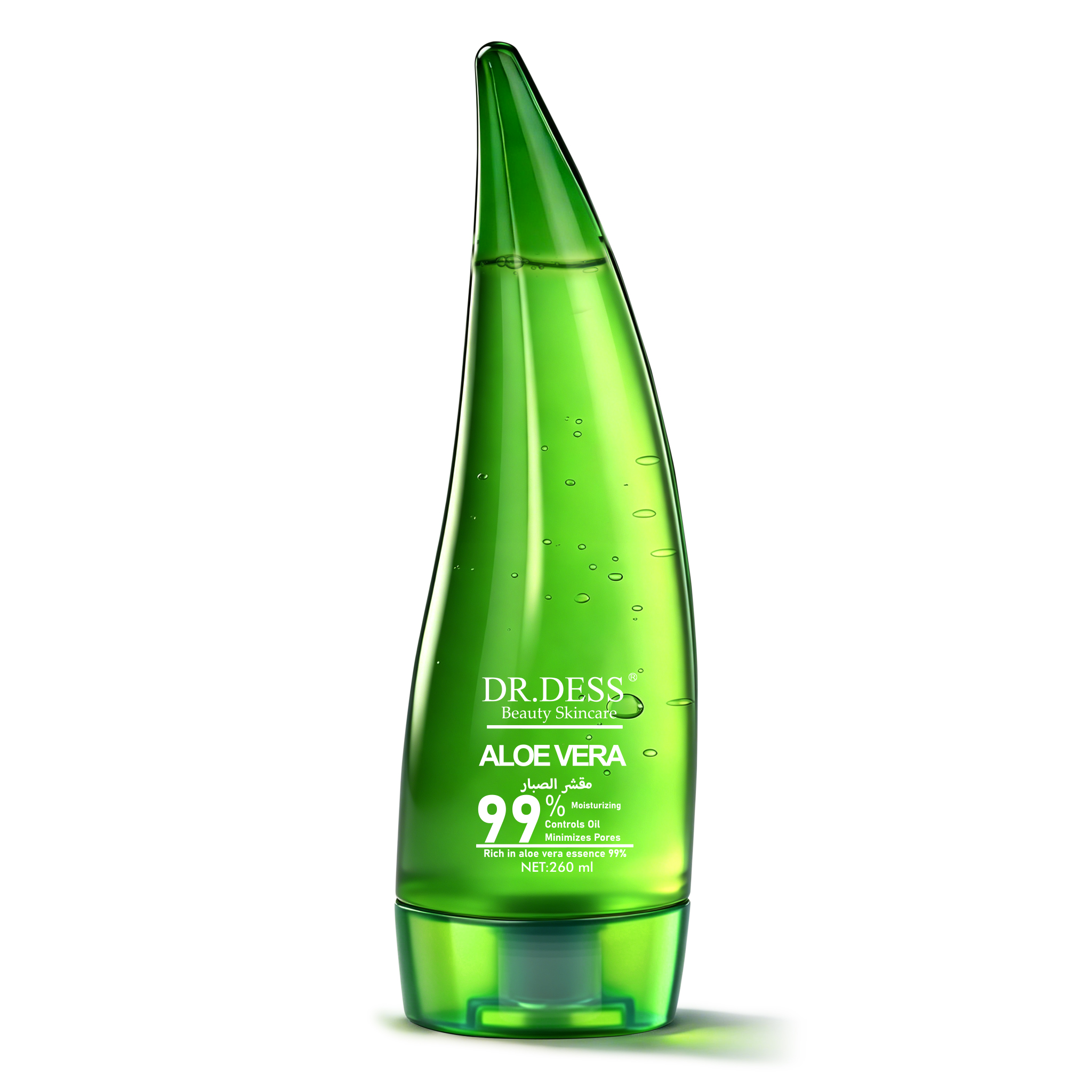 DR.DESS  Aloe Vera Soothing Gel Sunburn Repair Gel 99% Natural AloeVera Content Treat Sun Burns and Repairs Skin Faster Hydrating and Moisturizing