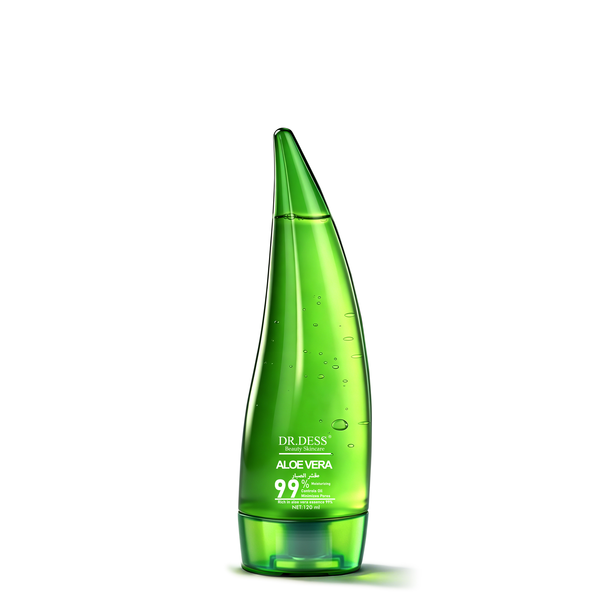 DR.DESS  Aloe Vera Soothing Gel Sunburn Repair Gel 99% Natural AloeVera Content Treat Sun Burns and Repairs Skin Faster Hydrating and Moisturizing