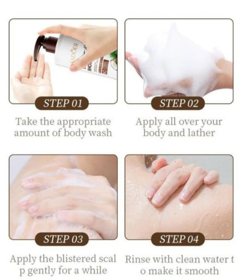 Sadoer Coconut Oil Shower Gel