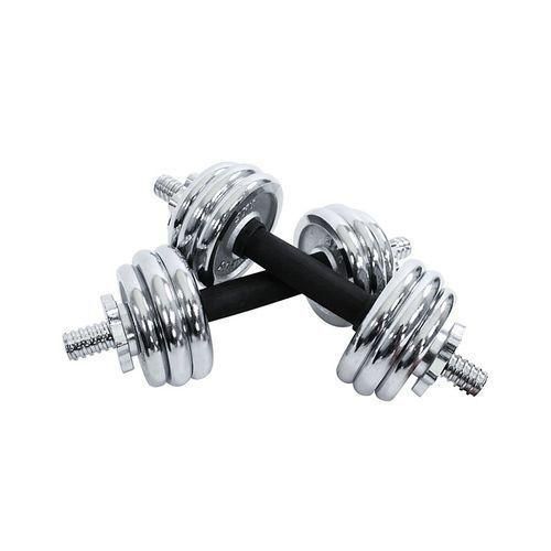 🔥Premium Chrome Adjustable Dumbbell Set; 🔥 includes several chrome-plated weight plates, spinlock collars, and two dumbbell bars;Chrome finish resists corrosion, ensuring long-lasting quality  🔥