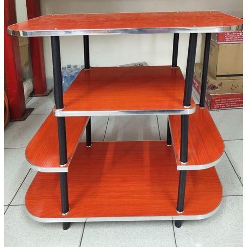 💪😇 32-Inch Brown Butterfly-Shaped Wooden TV Stand - Space-Saving Design, Easy Assembly / Wooden executive tv stand 💪😇