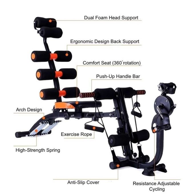 💪 Seven Pack/ Six Pack With Cycle Pedals 💪