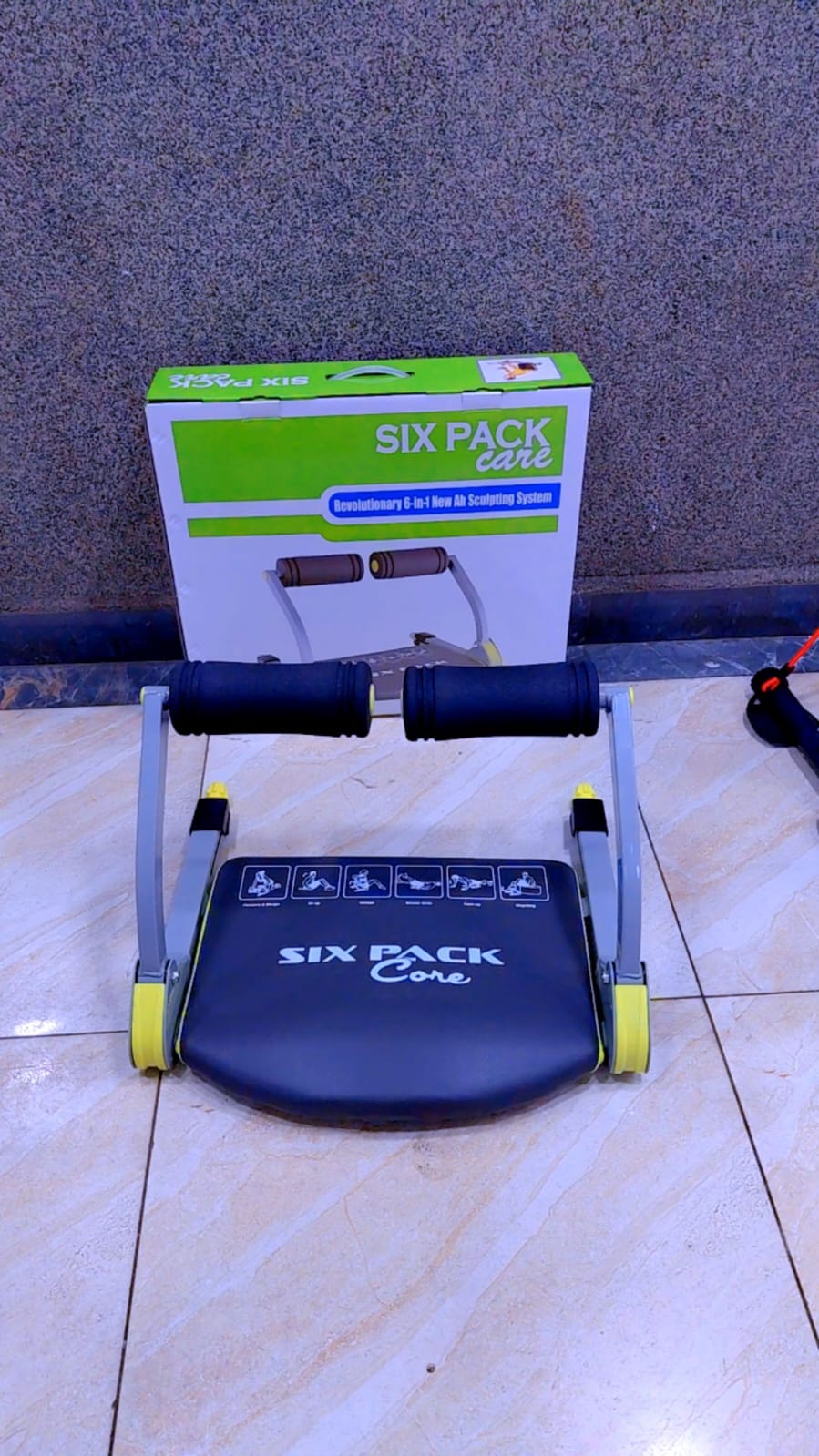 💪ON OFFER!! 🏋️‍♂️ Six Pack Wondercore 6 In 1 ABS Fitness Machine; Total Body Workout, Supports All Fitness Levels 💪🏋️‍♂️