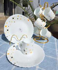 New In‼️‼️

Signature Twinkle Print Combo breakfast set

Contains :

📌10"  Inches Twinkle Plates 6 pcs
📌32cl Twinkle cups 6 cm