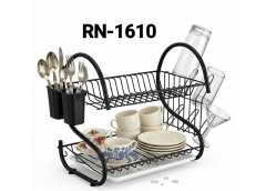 ✨New Stock ✨
✅ Rashnik 2 layer stainless steel Dish rack 
✅ RN-1610
✅ Large 18" inches
✅ 2 layer stainless steel
✅ Rashnik