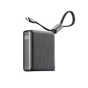 Oraimo PowerNova L11 10000mAh Power Bank 22.5W Fast Charging Built-in Type-C Cable USB-C LED Display Portable Charger for Android iPhone Travel Backup