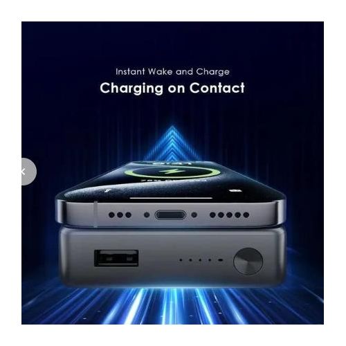 Oraimo MagPower 15 10000mAh Power Bank – 15W MagSafe Compatible Wireless Charging, 22.5W PD Type-C Fast Wired Output
