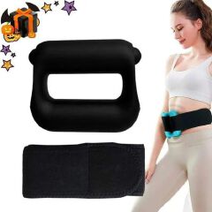 Portable vibration massage device belt tummy trimmed CJH-1566- designed to soothe tired muscles, reduce bloating, and relieve tension in the tummy, waist, and back