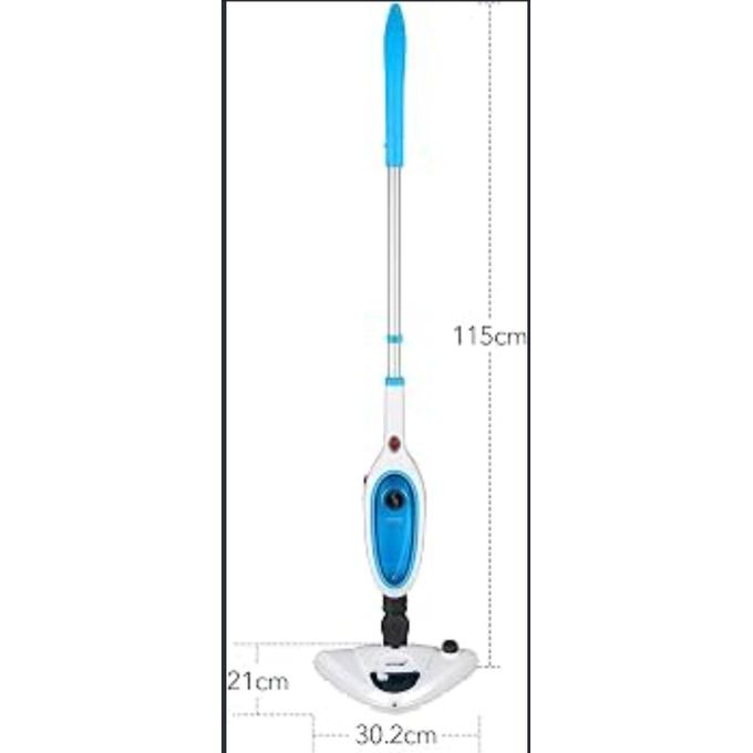12in1 Steam Mop cleaning machine- Powerful 1300W Steam Cleaning: Heats up fast to kill germs and remove tough dirt without harsh chemicals12-in-1
