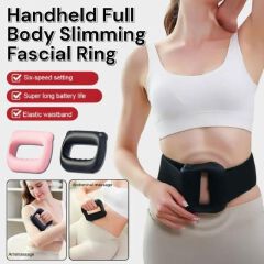 Portable vibration massage device belt tummy trimmed CJH-1566- designed to soothe tired muscles, reduce bloating, and relieve tension in the tummy, waist, and back