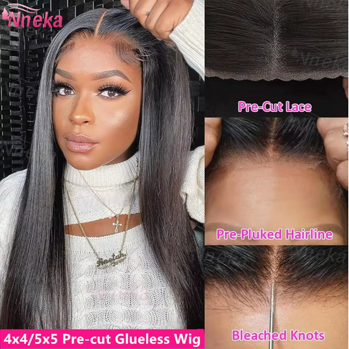 360 Hd Lace Frontal Wigs Lace Wig Straight Human Hair Wigs 360 lace Glueless Straight Human Hair Wigs For Women 200%