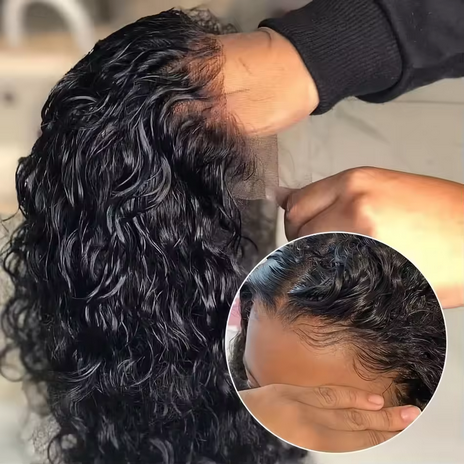 Water Wave Human Hair Wig 13x4 HD Lace Human Hair Wig 250% Glueless Wigs Human Hair Deep Curly Human Hair Wigs On Clearance Sale