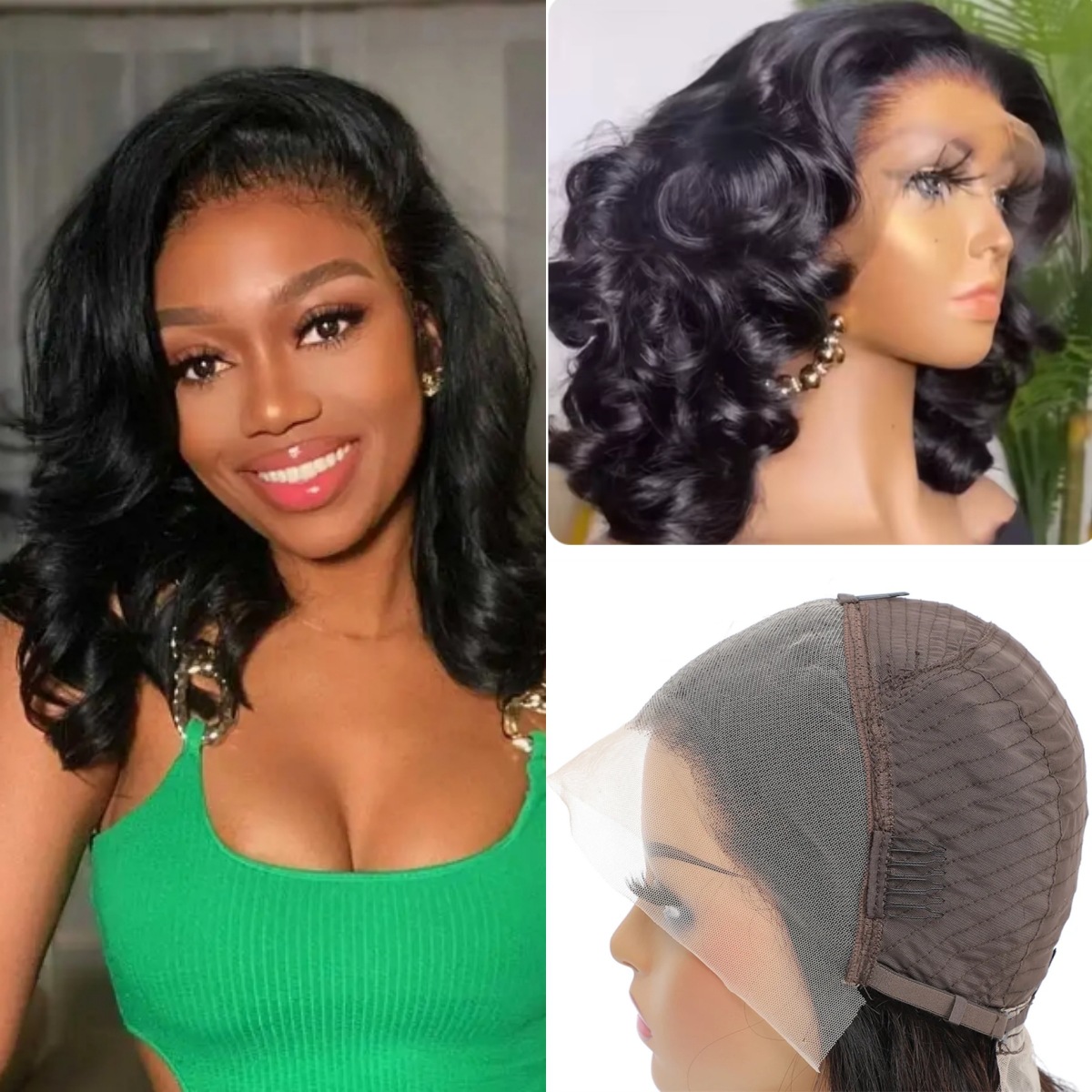 Water Wave Human Hair Wig 13x4 HD Lace Human Hair Wig 250% Glueless Wigs Human Hair Deep Curly Human Hair Wigs On Clearance Sale